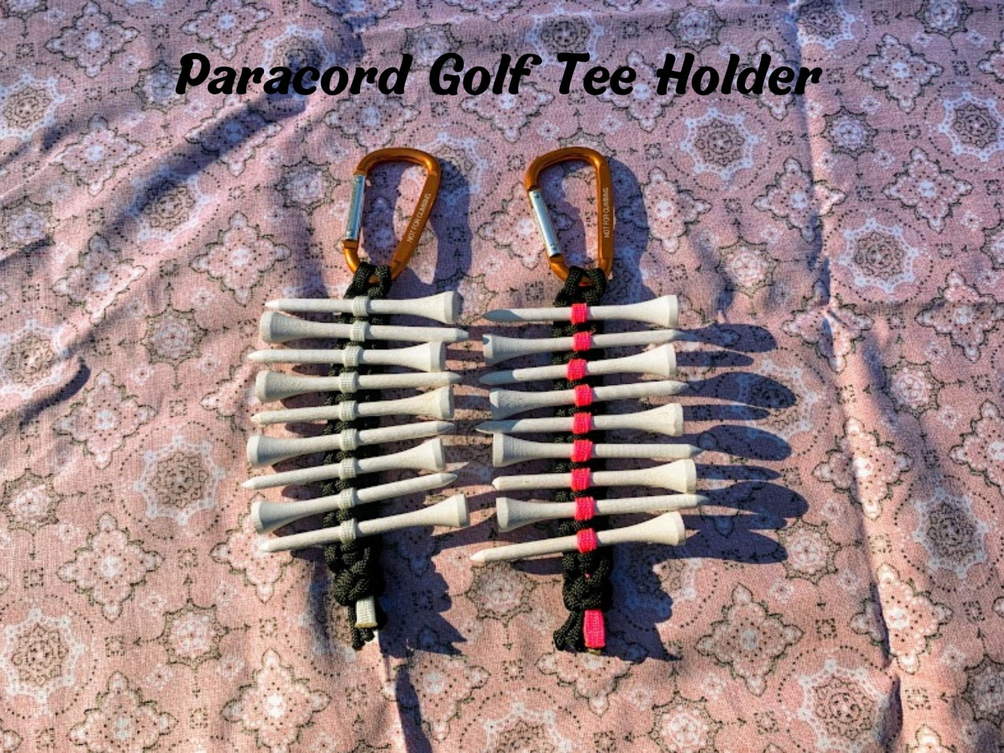 Paracord Golf Tee Holder