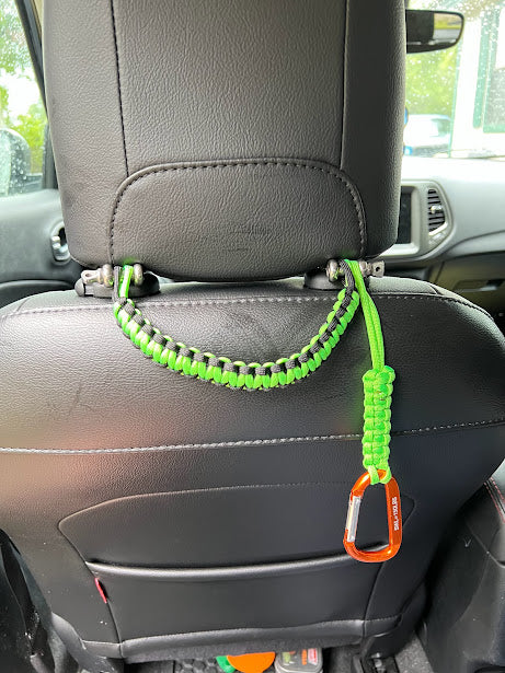 Paracord Headrest Bag Holder