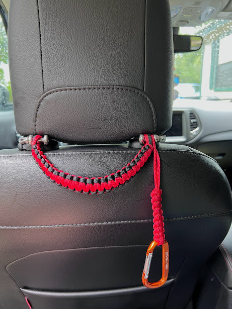 Paracord Headrest Bag Holder