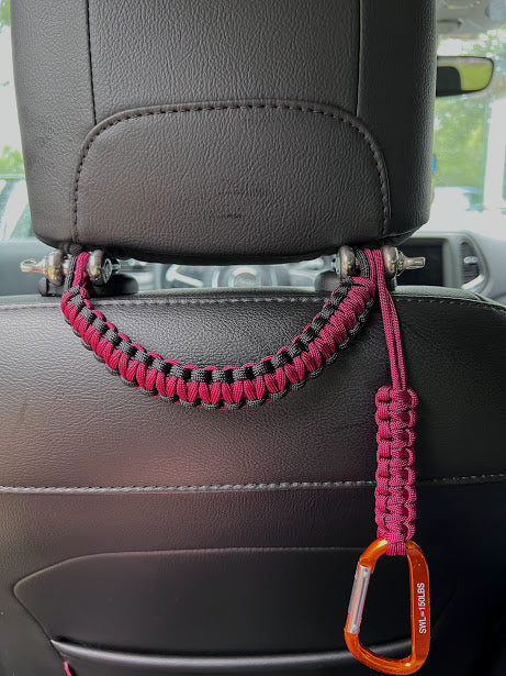 Paracord Headrest Bag Holder