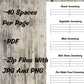Printable Food Inventory PDF PNG and JPG